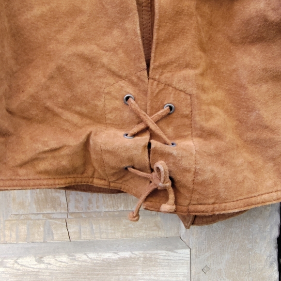 Vintage Leather Fringe Western Jacket - Picture 8 of 10